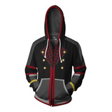 Kingdom Hearts Cosplay Sudadera Con Capucha Impresa En 3d