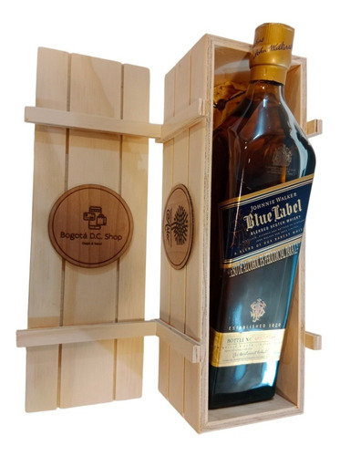 Caja Madera Licor Whisky - mL a $2319