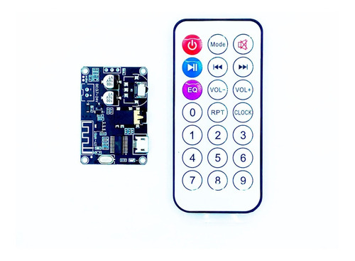 Modulo Placa Receptor Bluetooth 5.0 Áudio Mp3 Com Controle