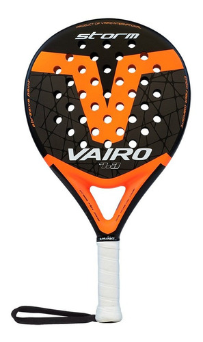 Paleta Padel Vairo 7.3 Storm Europa Color Negro/naranja