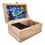 Caja Musical Natural Con Fotografia O Imagen Personalizada