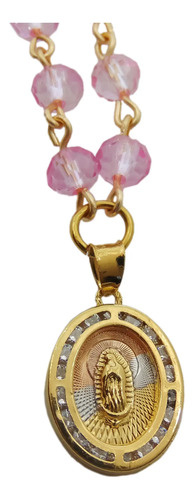 Medalla Virgen Guadalupe San Juan Rostro Jesús Chapa De Oro