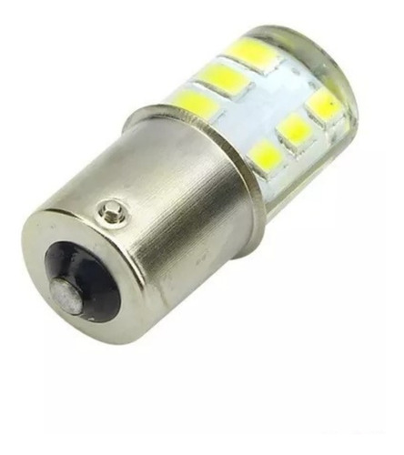 Ampolletas De 12 Led Y 1 Contacto, 24volt, Luz Blanca Fija.