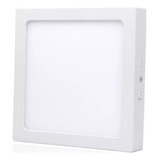 Foco Panel Plafón Led 18w Sobrepuesto Cuadrado 