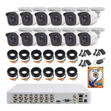 Kit Video Vigilancia Epcom 12 Cámaras 1080p / 2tb