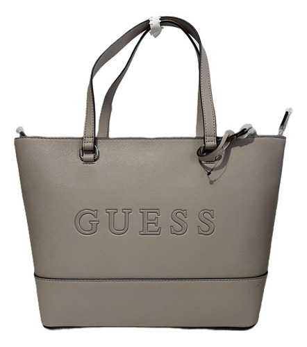 Bolso De Mano Guess Original Grabado Letras