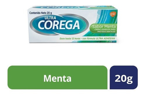 Ultra Corega Crema Adhesiva Prótesis Dental Sab. Menta X20gr