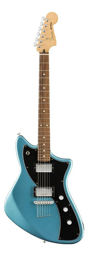 Guitarra Eléctrica Fender Alternate Reality Meteora Hh De Aliso Lake Placid Blue Brillante Con Diapasón De Granadillo Brasileño