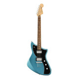 Guitarra Eléctrica Fender Alternate Reality Meteora Hh De Aliso Lake Placid Blue Brillante Con Diapasón De Granadillo Brasileño