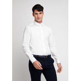 Ccamisa Non Iron Blanca Perry Ellis