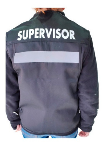 Chaleco Geologo Negro Supervisor