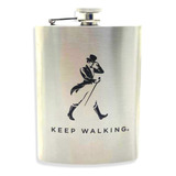 Petaca Plateada De Acero Inoxidable Johnnie Walker 8oz 236ml