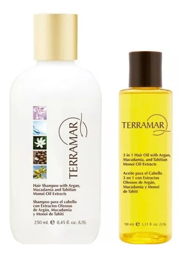 Oleo Shampoo Terramar + Aceite Oleo Tratamiento Cabello 