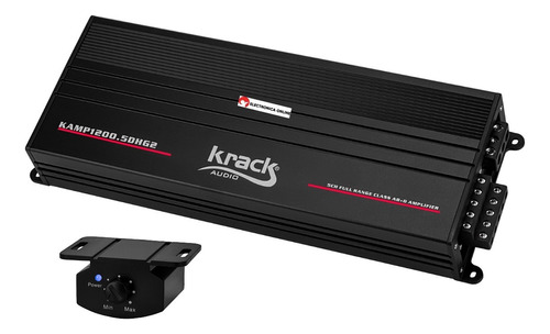 Amplificador Krack Audio 5 Canales Hybrid Con Control Bajos 