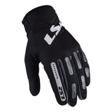 Guantes Moto Verano Ls2 Bend Negro Gris Cortos Reflectivos