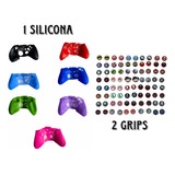 Protector Funda Silicona Para Xbox One Unicolor +2 Grips