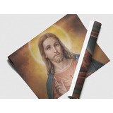 Sagrado Corazón De Jesús - Solo El Lienzo Impreso - 70x90cm