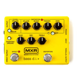 Pedal Bajo Preamp Mxr Bass Di+ Special Edition Amarillo 2 Ch