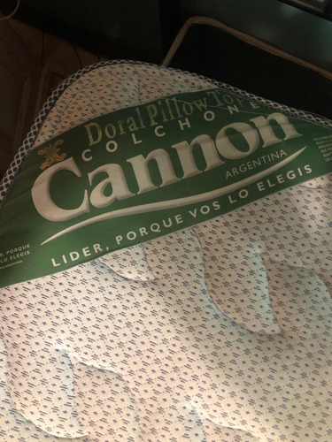 Colchon Y Sommiers Cannon Doral Pillow Top De 1,40x1,90