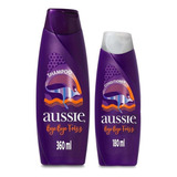  Shampoo Aussie Bye Bye Frizz 360ml + Condicionador 180ml