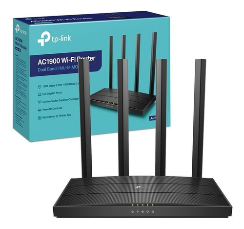 Router Tp Link Archer C80 Ac1900 Wifi Dual Band 4 Antenas
