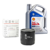 Kit Filtro Aceite Vw Voyage + Aceite Shell Helix 5w40 4 Lts