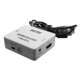 Caja Convertidora De Video Hdmi A Hdmi 1080p Salida Audio