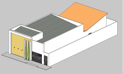 Projeto Arquitetônico Casa 230m² Editável Revit