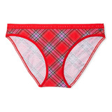 Panty Victoria´s Secret Rojo Alta Elástico Logo Mediana