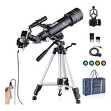 Telescopio Mejorado Hd 400/70 Mm Telescopio Para Niños Y Adu