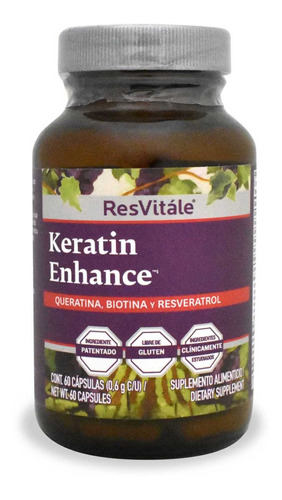 Resvitale Queratina, Biotina Y Resveratrol