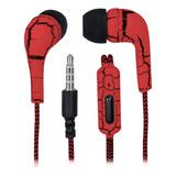 Audifonos Wired In Ear Manos Libres Skunk Color Rojo Mlab