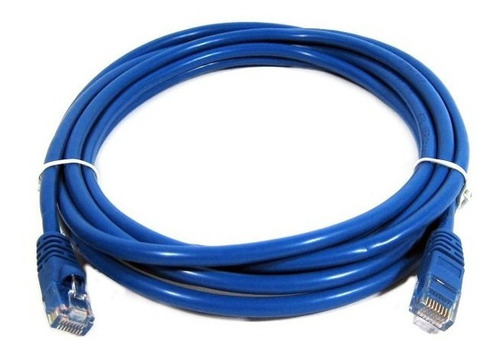 Cable De Red 10 Metros Armado Módem Smart Cat.5e Rj45 Azul