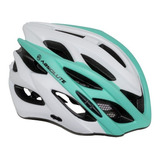 Capacete Ciclismo Absolute Luna P/m Bike Mtb Speed Bco/vrd Cor Branco Tamanho P/m