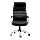 Silla De Escritorio Portantino Monet 901 Ergonómica  Negra Con Tapizado De Aymara