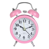 Reloj Campana Retro Campanilla Vintage Rosado Rosa Antiguo