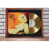 Korn Issues Tapa Lp Y Disco Oro Enmarcados