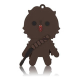 Pen Drive Chewbacca 8gb Usb Multilaser - Pd041 Cor Marrom