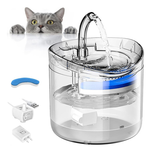 Fonte Água Para Cães E Gatos, Dispensador Água Para Cães 2l