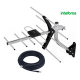 Kit Antena Tv Digital Completo Alta Potência Uhf Hdtv 4k