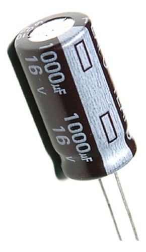 Capacitor Electrolítico 1000uf 16v. 105 °c (10 Piezas)