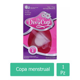 Copa Menstrual Diva Cup Modelo 1 Caja Con 1 Pieza Color Blanco