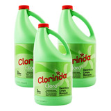 Cloro Clorinda Tradicional 2 Lt  Pack 3 Unidades (6 Litros)