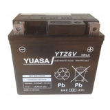 Bateria Yuasa Ytz6v = Ytx5l Bs Cg 150 Titan Invicta Full Fas