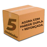 05 Caixas Papelão Mudança Embalagem 60x40x40 Grande