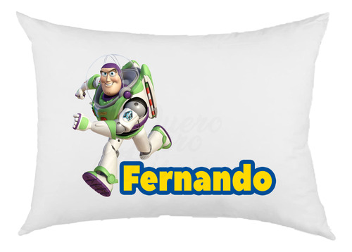 Fronha Travesseiro Infantil Personalizada Toy Story Buzz T6