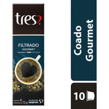 Cápsula Tres Café Filtrado Gourmet 10 Unidades 3 Corações