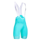 Bib Short Xpro Turquesa W Licra Mujer Aphesis Ciclismo