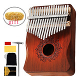 Gecko K17m Piano De Pulgar Kalimba De 17 Teclas Mbira Caoba