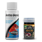 Acondicionador Betta Basis Seachem 60ml Y Alimento Par Betta